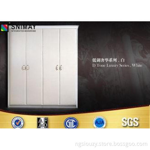 Simple European Wooden Wardrobe Doors Standard Home Bedroom